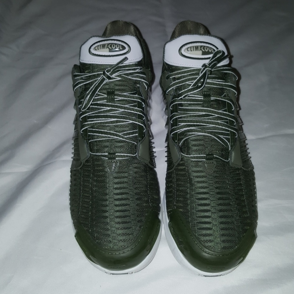 ADIDAS olive green Clima Cool running shoes